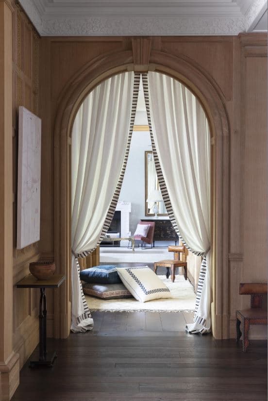 double rideau sur mesure Paris